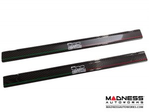 FIAT 500 Door Sills - Carbon Fiber - 500 ABARTH Assetto Corse Graphic